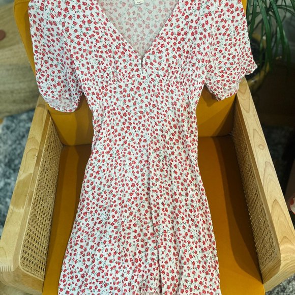 Billabong Last Dance Dress - Small red flowers - Picture 2 of 4